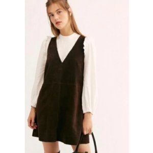 Free People Retro Love Suede Dress